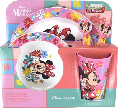 Produktbild von Minnie Plastik Utensilien Set 5Tlg