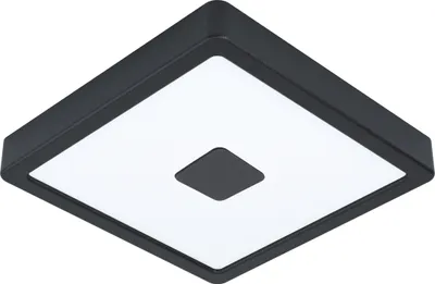 Immagine prodotto di Eglo 900283 IPHIAS 2 LED apparecchio a plafone 17W 210x210mm Nero Bianco Bianco caldo IP44