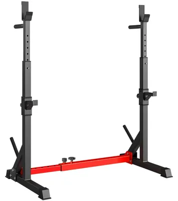 Produktbild von Kniebeugenständer Hantelständer Squat Rack - Höhenverstellbar - Belastbar bis 250 kg - Für Zuhause und Fitnessstudio