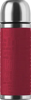 Produktbild von Emsa Senator Isolierflasche, Isoflasche, Isokanne, Edelstahl, Rot, 1 L, 515715