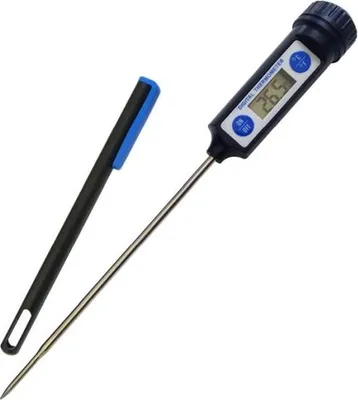 Image de Le thermomètre numérique Combisteel est étanche et mesure des températures jusqu'à 300 °C.