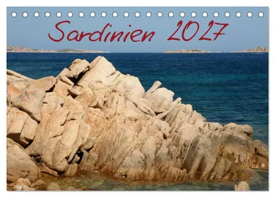 Produktbild von Sardinien 2027 (Tischkalender 2027 DIN A5 quer), CALVENDO Monatskalender