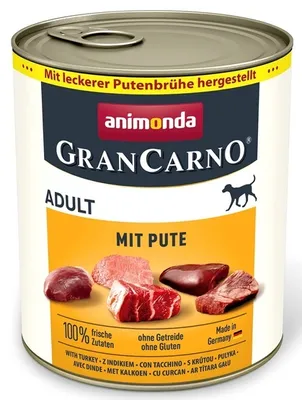 Zdjęcie produktu dla Animonda Gran Carno 800gx6 Adult Pute
