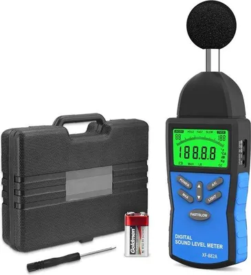 Productafbeelding van Famanu Decibelmeter - Digitale geluidsmeting - Nauwkeurige metingen van 30 dB tot 130 dB
