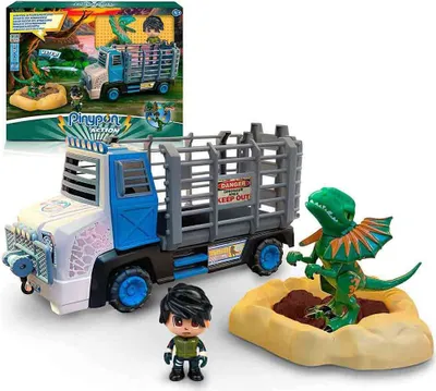 Produktbild von Pinypon Action - Rettung des Dinosauriers Dilophosaurus, Famosa (700017398) FAMOSA