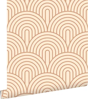 Zdjęcie produktu dla ESTAhome Tapeta motyw art déco brązowymIbeżowym 50 x 900 cm