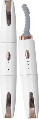 Produktbild von INF Elektrische Wimpernzange & Augenbrauentrimmer 2-in-1, USB Aufladbar Weiß