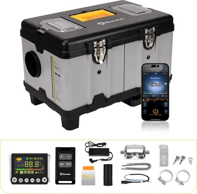 Produktbild von SUNSTER 8KW 230V Diesel Standheizung Universal 12V/24V, mit Bluetooth APP Steuerung, Energiesparend, Standheizungen, für Pkw, Lkw, Wohnwagen
