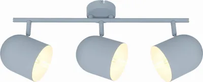 Obrázok produktu pre Candellux Sivé stropné svietidlo Azuro pre žiarovku 3x E27 93-63229
