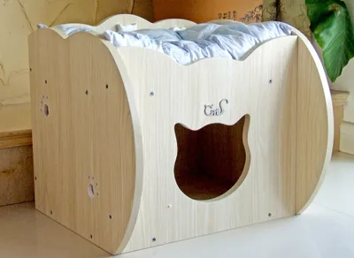 Produktbild von CatS Design Katzenbett große Katzen stabil Katzenhöhle H