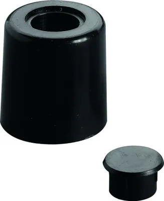 Produktbild von Hettich Türstopper 29,0 x 26,5 mm schwarz - 2 Stück