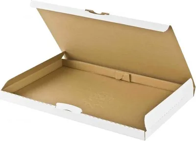 Produktbild von 100x Versandkarton 255x190x20mm schnelle Aufrichtung mit Steckverschluss Großbrief Maxibrief A5 B5 weiß