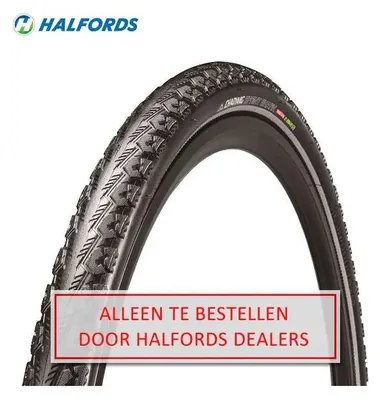 Produktbild von Halfords 28x1 5 8x1 3 8 Standard schwarzer Reflexfaden