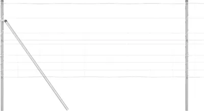 Image de vidaXL Poteau de clôture Galvanisé 50 x 1 m Acier