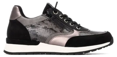 Image de REFRESH - Baskets de sport pour femmes, couleur noire - Chaussures confortables et polyvalentes - C