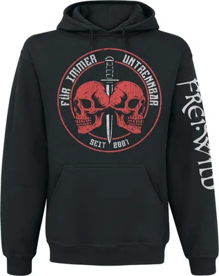 Produktbild von Frei.Wild - Für immer untrennbar- Hoodie (rt/gr) Kapuzenpullover