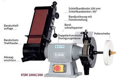Image de Ponceuse combinée KSM 1000/200 N