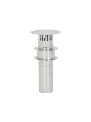 Produktbild von Abgasrohr Schornsteinrohr Satz (Dachdurchfürung),110 mm Anschluss für der TTulpe Indoor B-10/11 THEFLU004