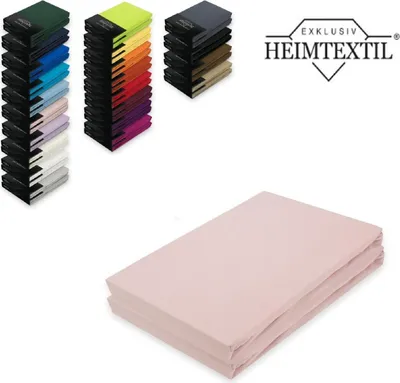 Produktbild von Doppelpack Jersey Spannbettlaken Premium Rosa 140 - 160 x 200 cm