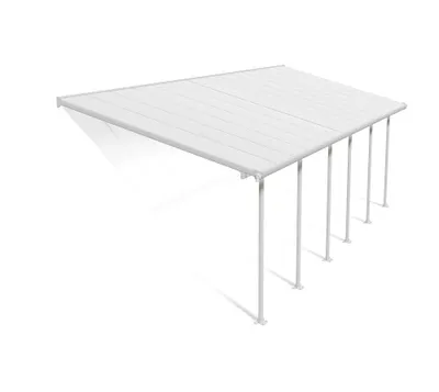 Produktbild von Palram - Canopia Aluminium Terrassenüberdachung Feria Weiß 295x851x305 cm