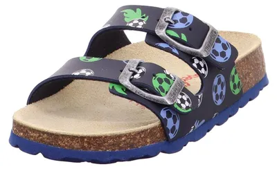 Produktbild von Superfit Jungen Fussbettpantoffel Pantoffeln, BLAU 8020, 27 EU