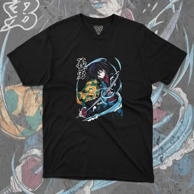 Immagine prodotto di Magliette con stampa, T-shirt da uomo DEMON SLAYER GIYU TOMIOKA 2 10430