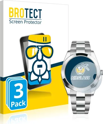 Produktbild von 3x BROTECT Schutzglas für Rolex Datejust 41 Schutzfolie Panzer Folie Glas Display Schutz klar