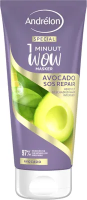 Immagine prodotto di Andrélon 1 Minute Wow Maschera Avocado SOS Riparazione 180 ml - 1 pezzo