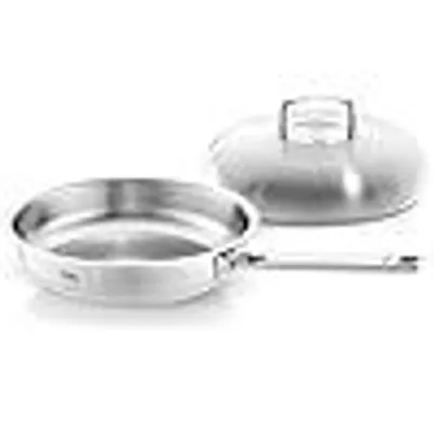 Produktbild von Fissler Original-Profi Collection / Edelstahl Pfannen-Set 2-teilig (Ø 28 cm) Stielpfanne unbeschichtet + Hochraum-Deckel - Induktion