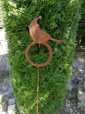 Produktbild von Edelrost Gartenstecker Futterstation Wintervogel