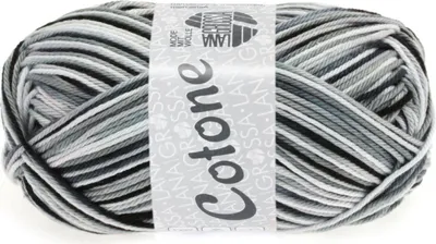 Produktbild von Cotone Print 317 | Weiß/Silbergrau/Dunkelgrau/Schwarz