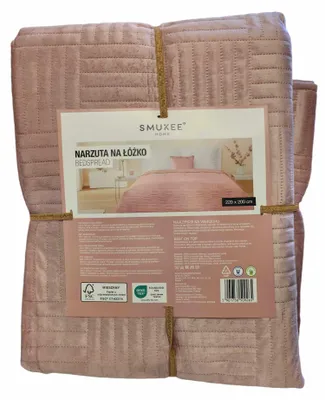 Produktbild von Smukee Tagesdecke Polyester Rosa 200 x 220 cm