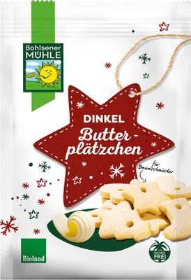 Produktbild von Dinkel Butterplätzchen 125g