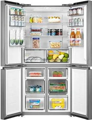 Immagine prodotto di Midea MDRF632FIE46 frigorifero side-by-side Libera installazione 474 L classe E Grigio Acciaio inox Bianco