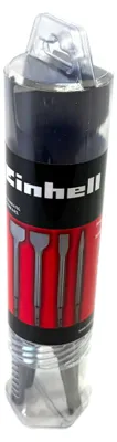 Immagine prodotto di Set di scalpelli Einhell SDS Plus 250 mm 4 pezzi ( 49247205 ) Scalpello a punta / scalpello piatto / scalpello a vanga / scalpello per piastrelle