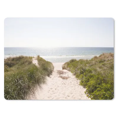 Produktbild von MuchoWow® Mauspad Mousepad Meer - Strand - Grün 40x30 cm - Mousepads - Maus Mat - Pad - Mausunterlage - Anti Rutsch