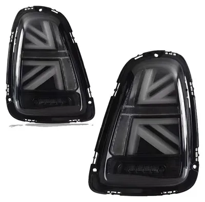 Image de Feux arrière à LED, compatibles avec les Mini Cooper, clignotants séquentiels, finition fumée