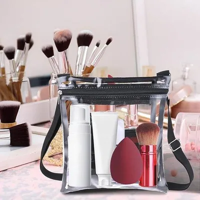 Image de Sac transparent à fermeture éclair, pour le travail, le sport et les concerts