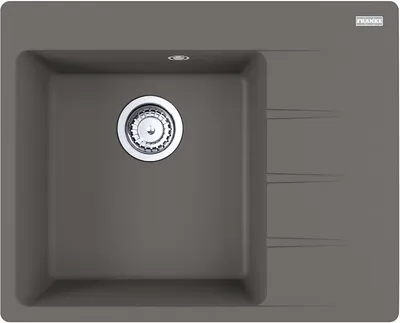 Produktbild von Franke Einbauspüle Centro CNG 611-62 A Fragranit Steingrau Becken links