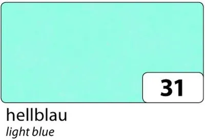 Produktbild von folia Seidenpapier (B)500 x (H)700 mm 20 g/qm hellblau 5 Blatt