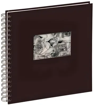Produktbild von Pagna Spiralalbum 24x25cm Passep. Stoffeinband 50S braun