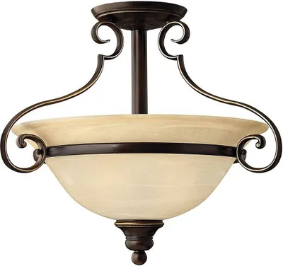 Produktbild von Elstead Cello Deckenleuchte E27 2-fach Antike Bronze