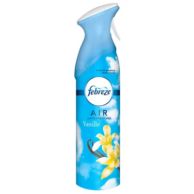 Produktbild von Febreze Air Lufterfrischer Frischespray Vanille entfernt Gerüche 300ml