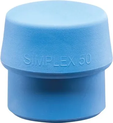 Produktbild von Schlageinsatz für SIMPLEX-Schonhammer, Ø 30 mm blau TPE-soft