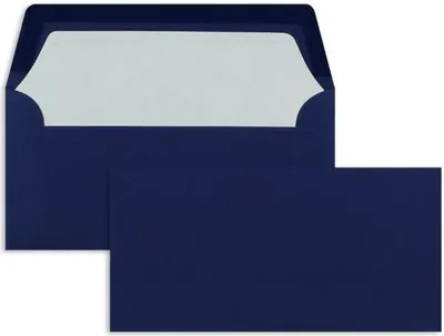 Produktbild von Briefumschläge DINlang 100g/qm gummiert VE=100 Stück jeans