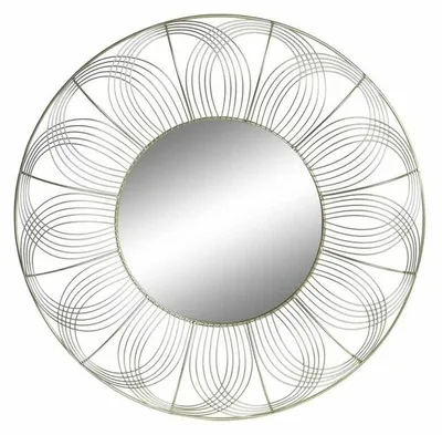 Wandspiegel Sonnenstrahl-Design 60x4x60 cm Gold Metall