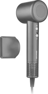 Image de Sèche-cheveux SENCOR SHD 8510SL, 1500 W, 2 Vitesses, 4 Températures, Flux d'air froid, Buse et Diffuseur Magnétiques, Gris