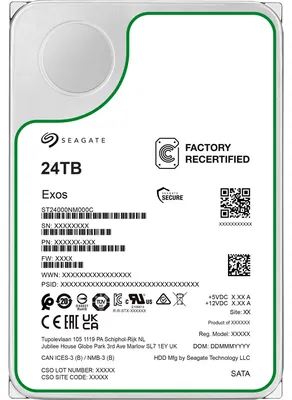 Image de Disque Dur 3.5" Seagate Exos 24TB 7200RPM SATA III