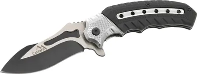 Produktbild von Cattara Messer Schließen KOBRA 20cm mit Sicherung Silber schwarz