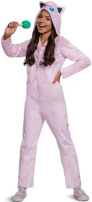 Produktbild von Pokemon Jigglypuff Karnevalskostüm rosa Verkleidung 109-126 cm (4-6 Jahre)